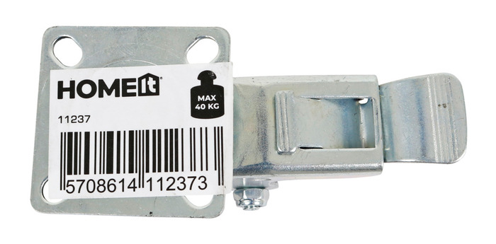 Möbelhjul m/broms Ø50 mm Mörkgrå Home>it